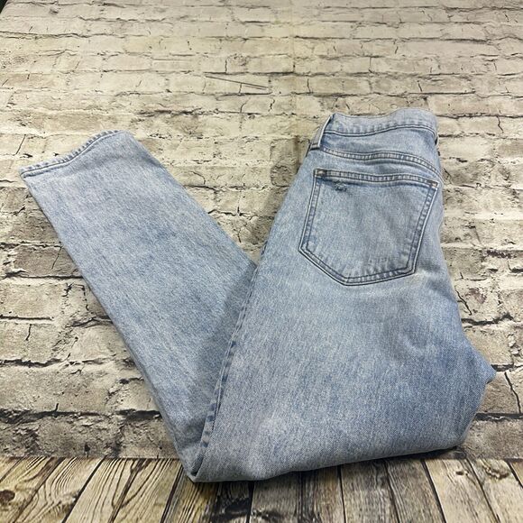 Madewell Jeans Womens 27 Blue The Perfect Vintage Crop Distressed Pants - Picture 11 of 16